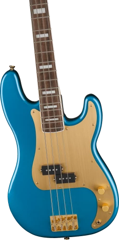 Squier 40th Anniversary Precision Bass Gold Ediiton | Lake Placid Blue