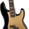 Squier 40th Anniversary P Bass Gold Edition | Black Guitar