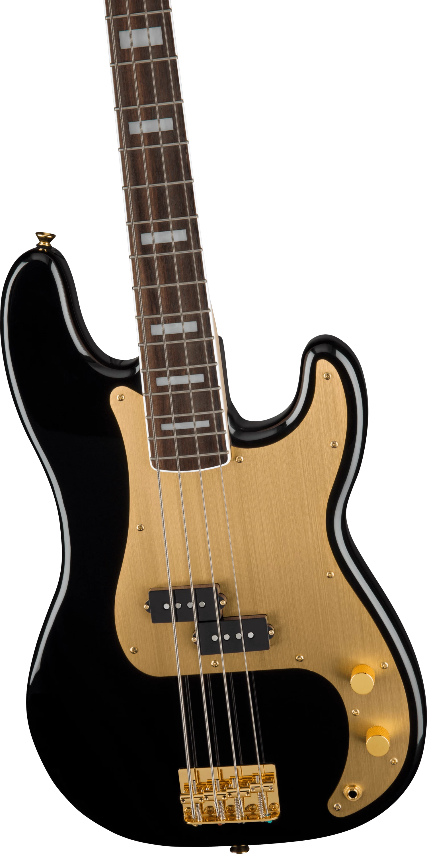 Squier 40th Anniversary P Bass Gold Edition | Black Guitar 3 Squier 40th Anniversary P Bass Gold Edition | Black Guitar
