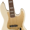 Squier 40th Anniversary Jazz Bass Gold Edition | Olympic White Guitar
