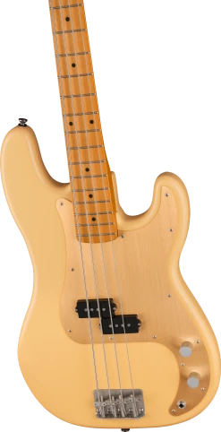 Squier 40th Anniversary P Bass Gold Edition | Vintage Blonde Guitar