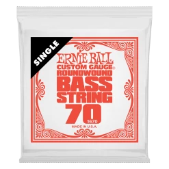 Ernie Ball .070 Nickel Wound Electric Bass String Single Guitar Accessories