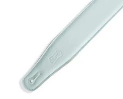 Levys Guitar Accessories 2.5" Garment Leather Padded Guitar Strap, Light Blue/Aqua 6 Levys Guitar Accessories 2.5