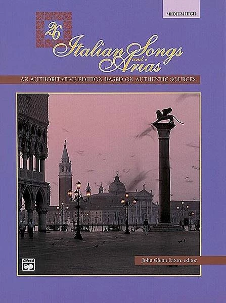 Alfred Publishing 26 Italian Songs And Arias | Medium High Voice Vocal Books 2 Alfred Publishing 26 Italian Songs And Arias | Medium High Voice Vocal Books