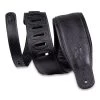 Levys Guitar Accessories 3″ Black Garment Leather Guitar Strap