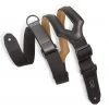 Levys 3" Specialty Series Ergonomic Garment Leather Guitar Strap | Black Guitar Accessories