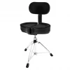 Ahead Spinal-G 3-legged Drum Throne With BACK REST | Black