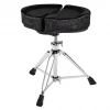 Ahead Spinal-G Drum Throne With 3 Legs | Black With Sparkle Sides Drum Hardware