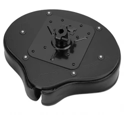 Ahead Spinal-G Drum Throne With 3 Legs | Black With Sparkle Sides Drum Hardware