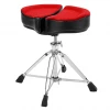 Ahead Spinal-G Drum Throne With 4 Legs | Red Top With Black Sides Drum Hardware