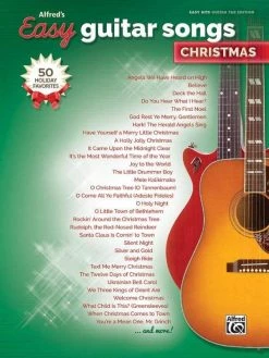 Guitar Books Alfred Easy Guitar Christmas Song Book