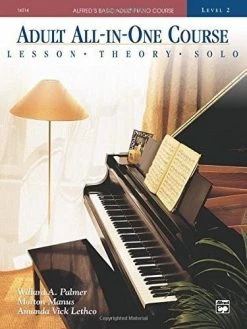 Alfred Publishing Piano Books Alfred's Adult Piano Course | Adult All-In-One Course | Level 2