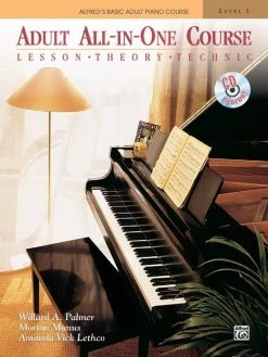 Charles Dumont Piano Books Alfred's Basic Adult All-in-One Course, Book 1