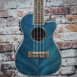 Ukuleles Amahi Acoustic/Electric Concert Ukulele | Dark Blue