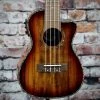 Amahi Acoustic/Electric Concert Ukulele With Cutaway | Koa Ukuleles