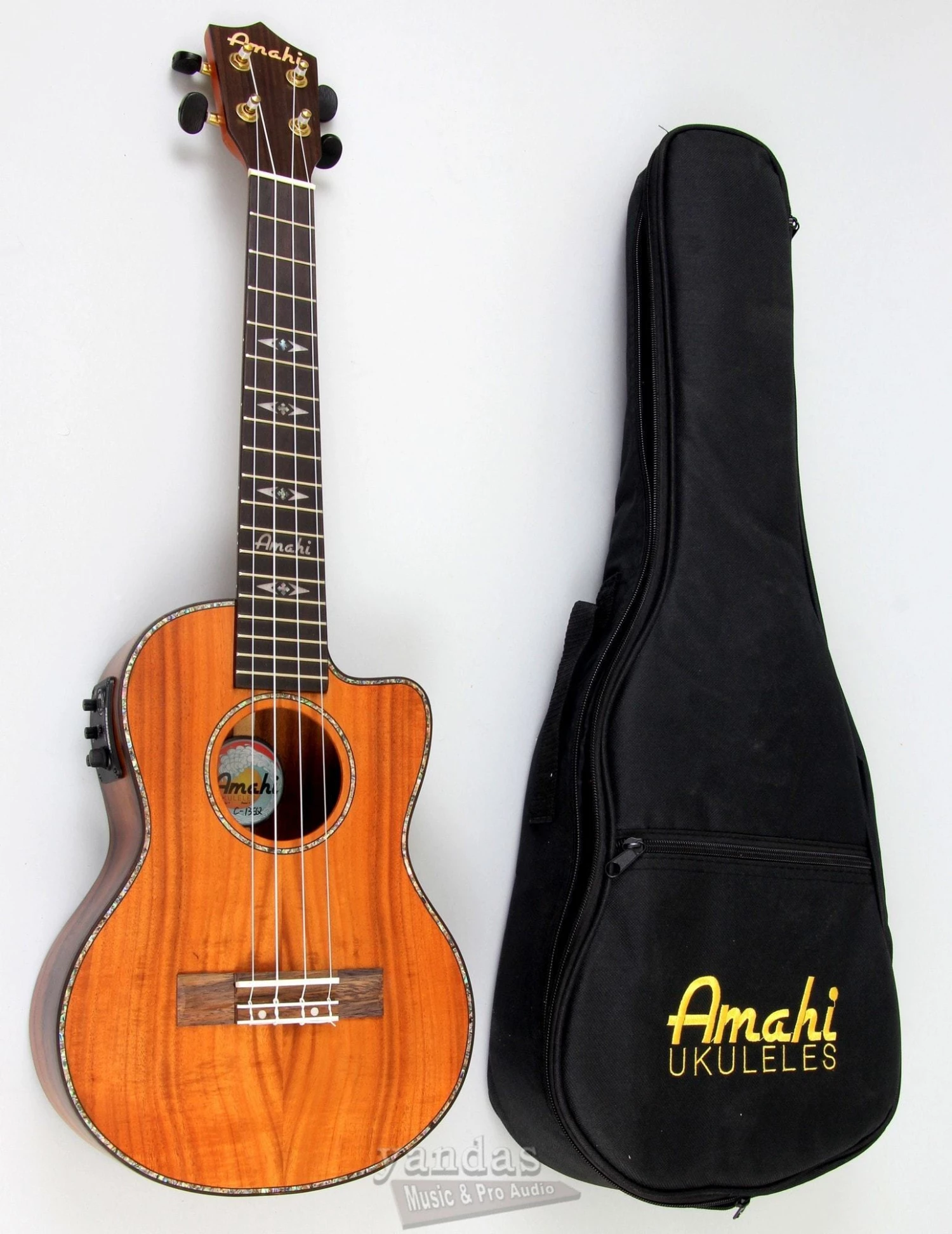 Amahi C-13T Tenor Ukulele Solid Koa Ukuleles 3 Amahi C-13T Tenor Ukulele Solid Koa Ukuleles