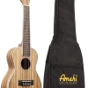 Amahi Classic Zebrawood Ukulele | UK330S Ukuleles 1 Amahi Classic Zebrawood Ukulele | UK330S Ukuleles