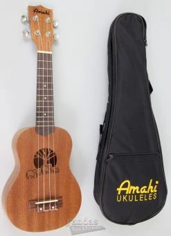 Amahi UK130 Traditional Shape Soprano Ukulele
