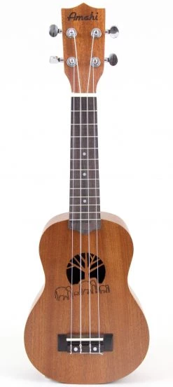 Amahi UK130 Traditional Shape Soprano Ukulele