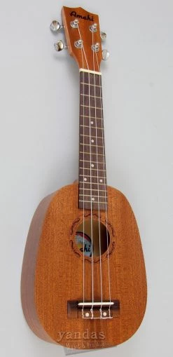 Ukuleles Amahi UK140 Mahogany Series Pineapple Soprano Ukulele