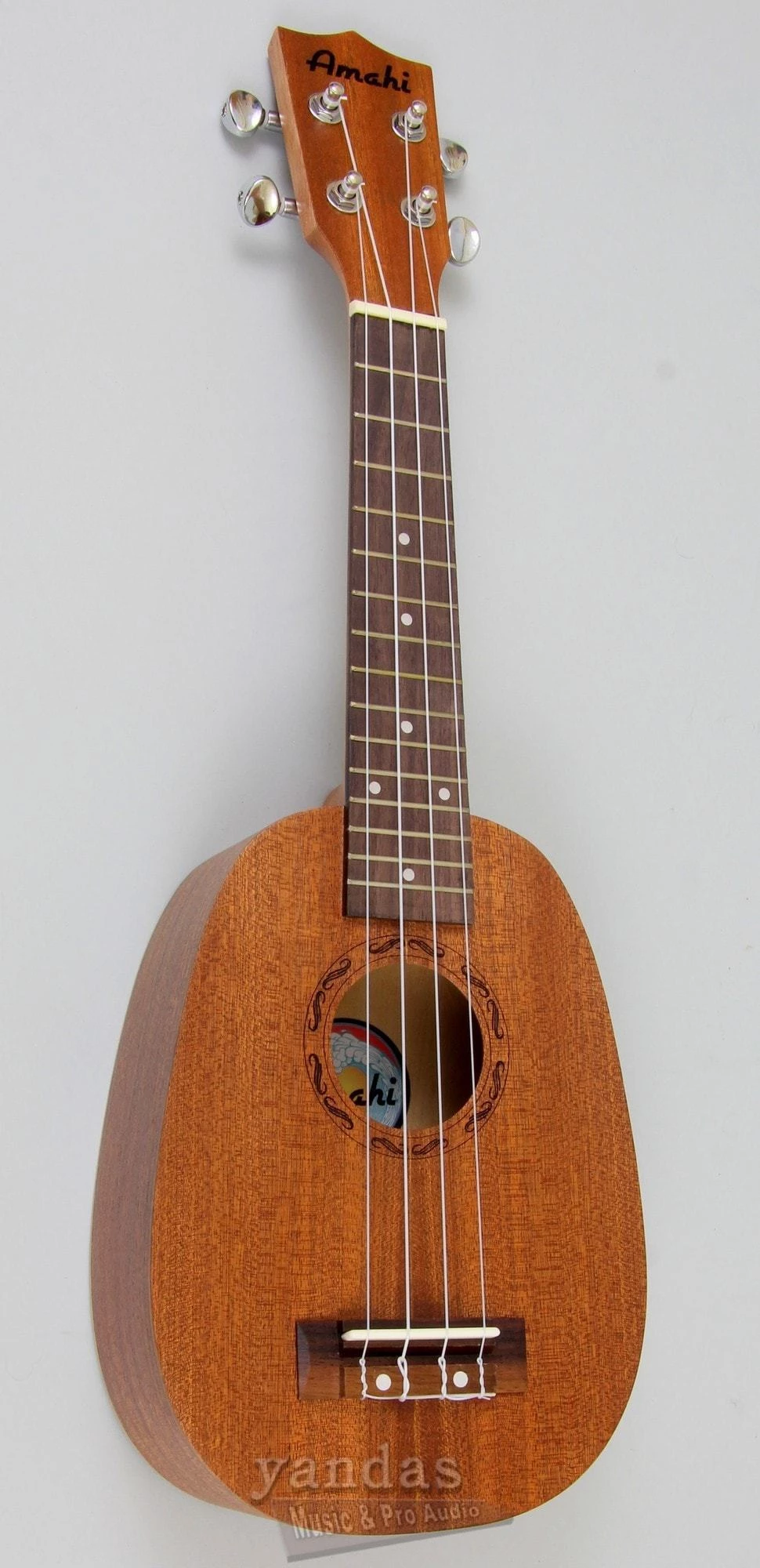 Ukuleles Amahi UK140 Mahogany Series Pineapple Soprano Ukulele 3 Ukuleles Amahi UK140 Mahogany Series Pineapple Soprano Ukulele