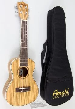 Amahi UK330 Classic Series Zebrawood Ukulele Ukuleles
