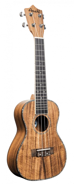 Amati's Amahi UK660S Soprano Ukulele Koa Wood-w/ Bag Ukuleles