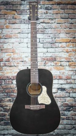 Art & Lutherie Americana Dreadnought Acoustic Electric Guitar | Faded Black