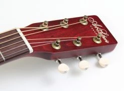 Art & Lutherie Roadhouse Parlor Acoustic Guitar | Tennesse Red W/ Bag