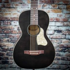 Art & Lutherie Roadhouse Parlor Acoustic Guitar | Faded Black W/ Bag