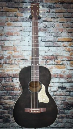 Art & Lutherie Roadhouse Parlor Acoustic Guitar | Faded Black W/ Bag