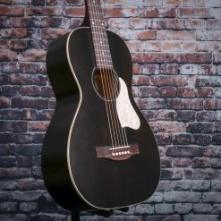 Art & Lutherie Roadhouse Parlor Acoustic Guitar | Faded Black W/ Bag