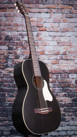 Art & Lutherie Roadhouse Parlor Acoustic Guitar | Faded Black W/ Bag