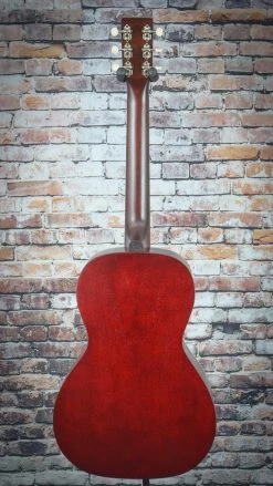 Art & Lutherie Roadhouse Parlor Acoustic Guitar | Tennesse Red W/ Bag