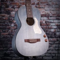 Godin Art & Lutherie Roadhouse Q-Discrete Parlor Guitar | Denim Blue W/ Bag