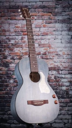 Godin Art & Lutherie Roadhouse Q-Discrete Parlor Guitar | Denim Blue W/ Bag