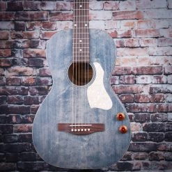 Godin Art & Lutherie Roadhouse Q-Discrete Parlor Guitar | Denim Blue W/ Bag