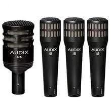 Microphones Audix 4-Piece Drum Microphone Package | DP4