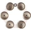 Big Fat Snare Drum Bling Ring For Hi-Hats & Cymbals - White Copper