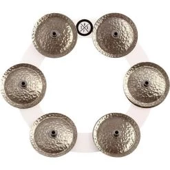 Big Fat Snare Drum Bling Ring For Hi-Hats & Cymbals - White Copper