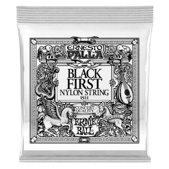 Ernie Ball Black 1st Ernesto Palla Nylon Classical Guitar Strings 6 Pack Guitar Accessories