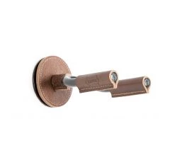 Levys Guitar Accessories Black Forged Guitar Hanger W/ Brown Leather