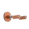 Levys Guitar Accessories Black Forged Guitar Hanger W/ Tan Leather