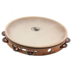 BLACK SWAMP 12" SOUNDART SINGLE-ROW CHROMIUM 25 TAMBOURINE (NATURAL HEAD) World / Hand Percussion