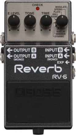 Boss RV-6 Digital Reverb Guitar Effects Pedal