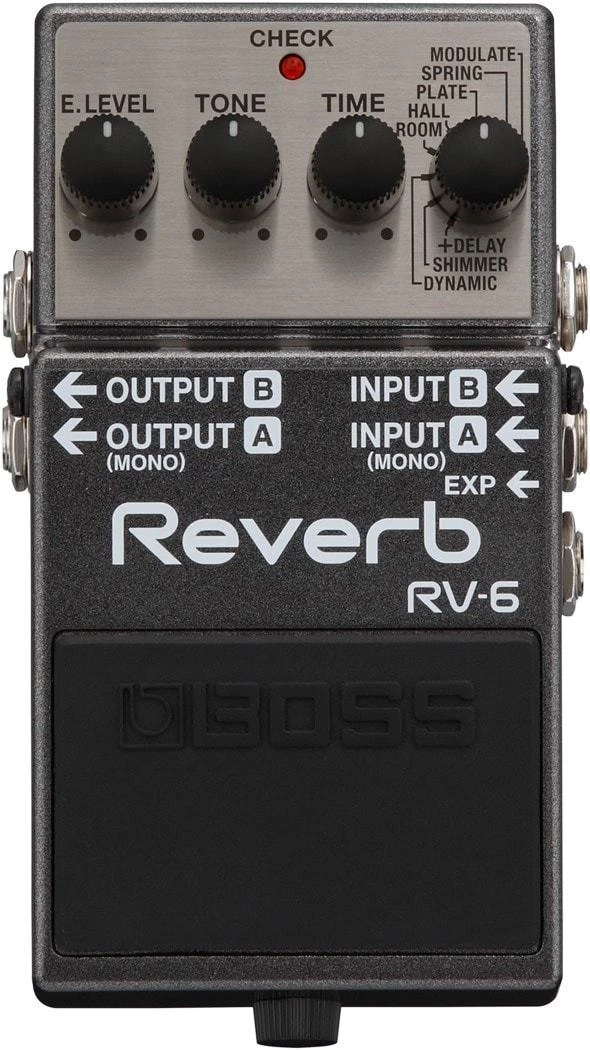Boss RV-6 Digital Reverb Guitar Effects Pedal 3 Boss RV-6 Digital Reverb Guitar Effects Pedal
