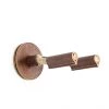 Levys Brass Forged Guitar Hanger W/ Brown Leather Guitar Accessories