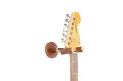 Levys Brass Forged Guitar Hanger W/ Tan Leather
