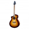 Breedlove DSCN44LCERCAM Left-Handed Discovery S Concert Edgeburst Acoustic/Electric Guitar