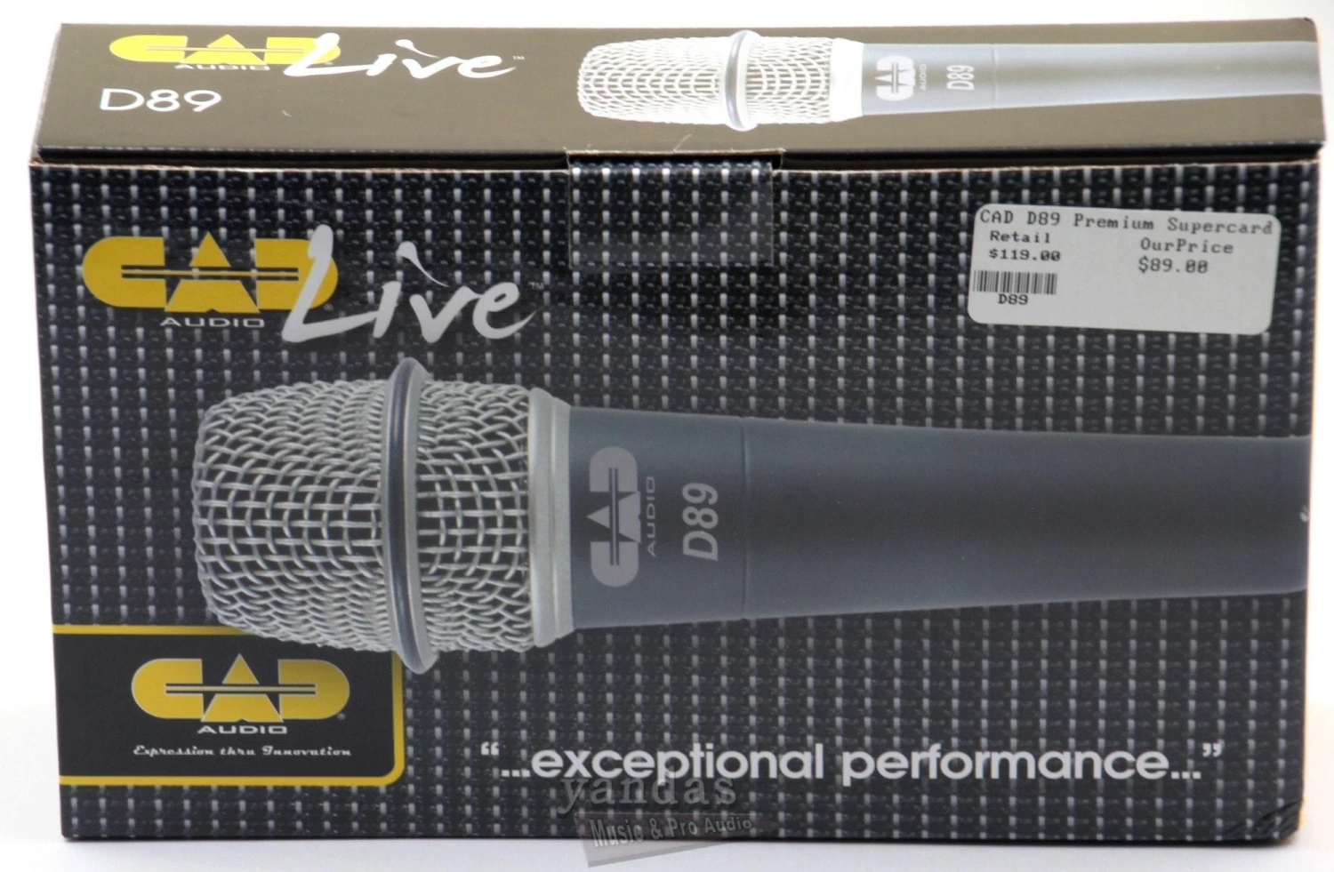 CAD D89 Premium Dynamic Instrument Microphone 4 CAD D89 Premium Dynamic Instrument Microphone